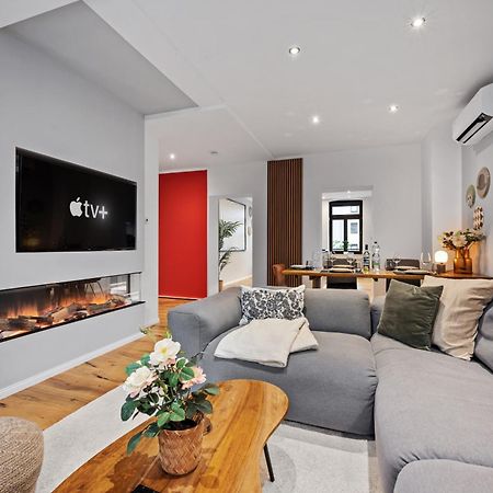 Edler Wohnraum Schlossteich-Suite 3 Sz Mit Zwei Balkonen, Kaffeevollautomat, Kamin, Klima, Lift & Zwei Parkplaetzen Chemnitz Exterior foto