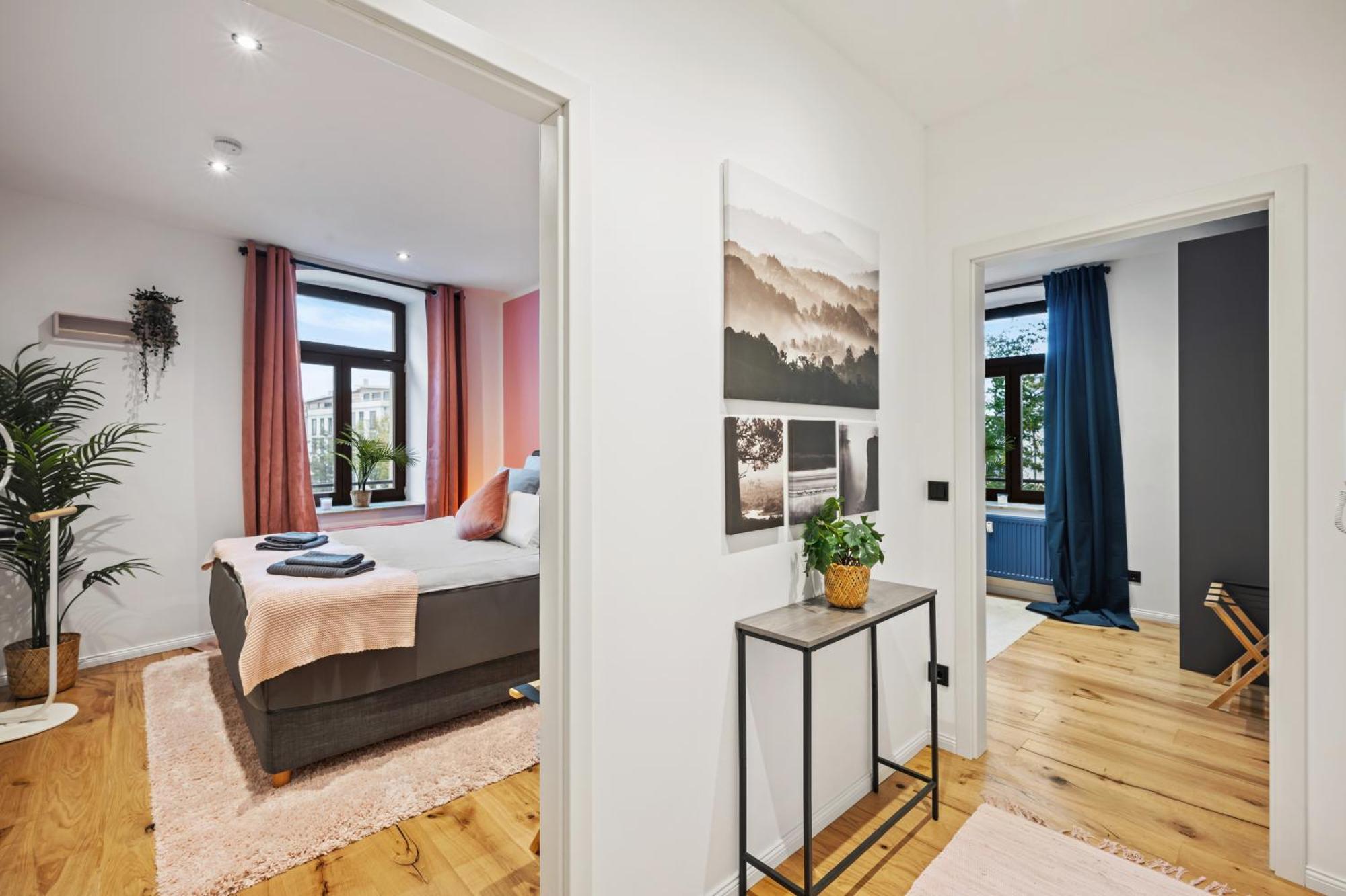 Edler Wohnraum Schlossteich-Suite 3 Sz Mit Zwei Balkonen, Kaffeevollautomat, Kamin, Klima, Lift & Zwei Parkplaetzen Chemnitz Exterior foto
