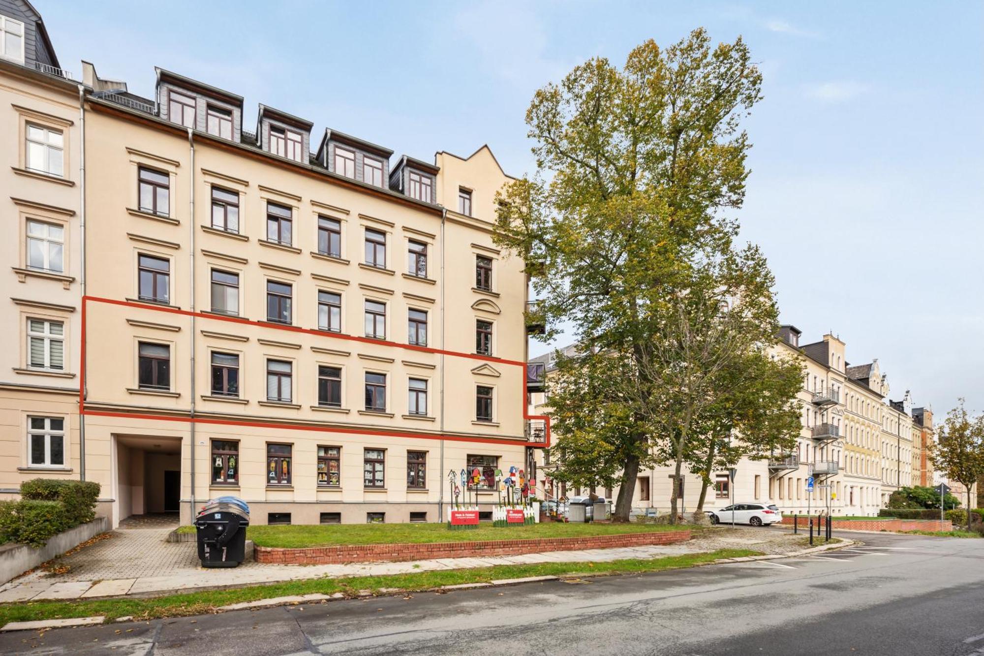 Edler Wohnraum Schlossteich-Suite 3 Sz Mit Zwei Balkonen, Kaffeevollautomat, Kamin, Klima, Lift & Zwei Parkplaetzen Chemnitz Exterior foto
